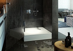 Aquatek Душевой поддон из литого мрамора 90x90 DP-0000004 белый – фотография-4